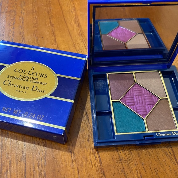 Vintage Christian Dior 5 Couleurs Eyeshadow Compact - Picture 1 of 5